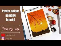 Easy Poster Colour Painting Tutorial