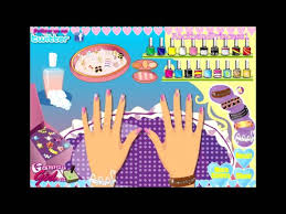 barbie nail salon game