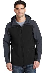 Port Authority Mens Hooded Core Softshell Jacket