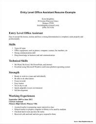 9 Objectives For Resumes Entry Level Proposal Sample