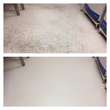 commercial vinyl tile floor cleaning
