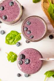 blueberry spinach smoothie the
