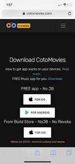 Oct 21, 2021 · there other free motion picture sites download and stream films online without paying a dime buying into week after week month month yearly arrangement. Coto Movies For Ios Download Cotomovies App On Iphone Ipad No Jb