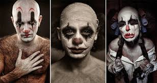 these scary clown portraits will give