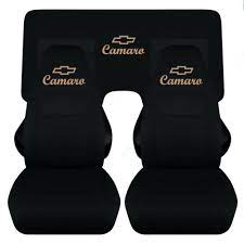 Front And Rear Seat Covers In Black