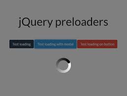 jquery loading spinner plugins jquery