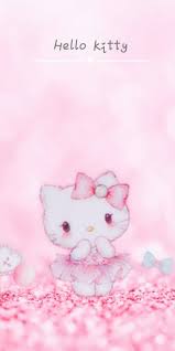 o kitty love pink hd phone