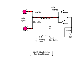 dual circuit brake warning light wiring