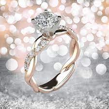 ring zircon sparkling diamond ring