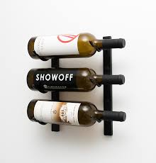 3 Bottles Wall Mounted Wine Rack