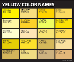 Top 33 Yellow Hex Codes To Add Joy To