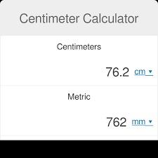 centimeter calculator