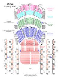 Theatre Seating Chart Section Arrangements Cerritos
