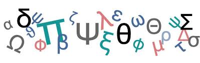 Greek Alphabet Symbols Characters Mathematical Uses