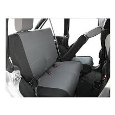 Rear Poly Canvas Seat Cover Set