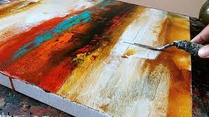 to paint acrylic abstract painting