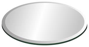 48 tempered round glass table top