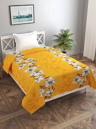 morado polycotton single bed size quilt