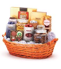 abundant holiday gourmet gift basket