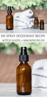 diy spray deodorant our oily house
