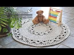 bulky cotton rug crochet rug