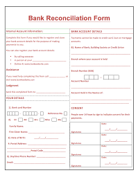 Bank Reconciliation Template Cyberuse