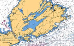 Cape Breton Island Nautical Map Cape Breton Island Mappery