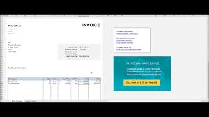 How To Create An Invoice Template Word Excel Pdf Google Drive