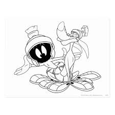 Chuck jones directs every cartoon until 1986. Marvin The Martian And K 9 Postcard Zazzle Com Mickey Mouse Drawings Dog Coloring Page Disney Coloring Pages