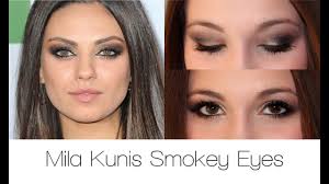 smokey eye makeup tutorial mila kunis