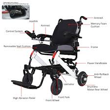 electric folding wheelchair power wheel