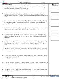 ratio worksheets free distance