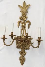 Huge Solid Brass Candle Sconce Electric