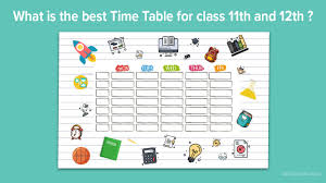 A time study can be used for an activity when the task is repetitive in nature. What Is The Best Time Table For Class 11th And 12th Tardigrade