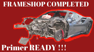 Use the ridesafely car finder tool to search for the used or salvage vehicle of your choice. Ferrari 488 Wrecked Rebuild From Auction Part 3 Frame Work Repair Video 14 Youtube