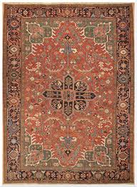 antique room size persian heriz rug in