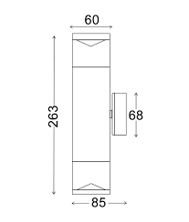 Exterior Wall Pillar Bollard Lights