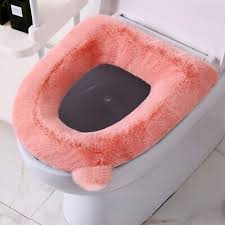 Warmer Toilet Seat Cover Faux Fur Mat