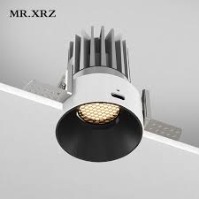 Watch a video cherish imx! Mr Xrz 9w 13w Colorful Round Trimless Cob Led Downlights High Cri 92 Recessed Ceiling Spot Lights Lamps For Foyer Indoor Led Downlights Aliexpress