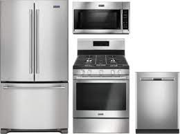 Shop for matching maytag dryers for the perfect laundry experience. Maytag Mareradwmw44 4 Piece Kitchen Appliances Package With French Door Refrigerator Gas Range Dishwasher And Over The Range Microwave In Stainless Steel
