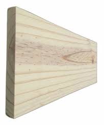 rectangular light brown pine wood plank