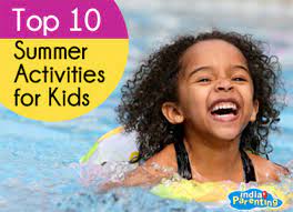 top 10 summer activities for kids