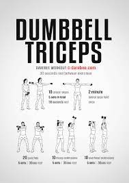 dumbbell triceps workout