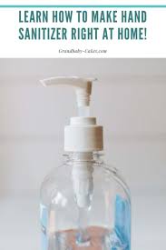 how to make hand sanitizer grandbaby