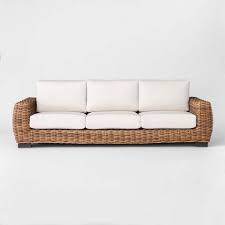 Hawken Eldridge Wicker Patio Sofa