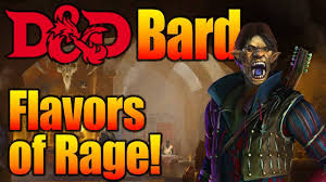 When you choose a category for your character, it'll determine what abilities and skills. D D Bard Guide To Barbarian Rage Youtube