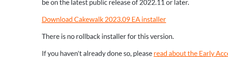 CLOSED] Cakewalk 2023.09 Early Access [Updated to Build 62] - Early Access Program - Cakewalk Discuss | The Official Cakewalk by BandLab Forum