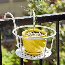 wrought iron hanging plant pots