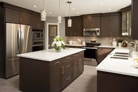kitchen colors with brown cabinets 59