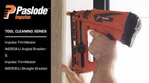 to clean the paslode trimmaster bradder